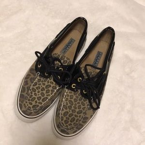 Sperry Cheetah Print Boat Shoe